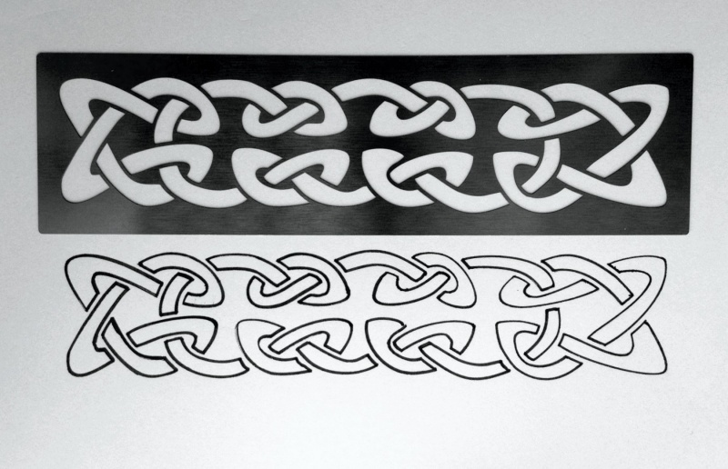 celtic knot band stencils
